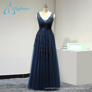 Tulle Sequined Beading Sleeveless Dress Women Evening